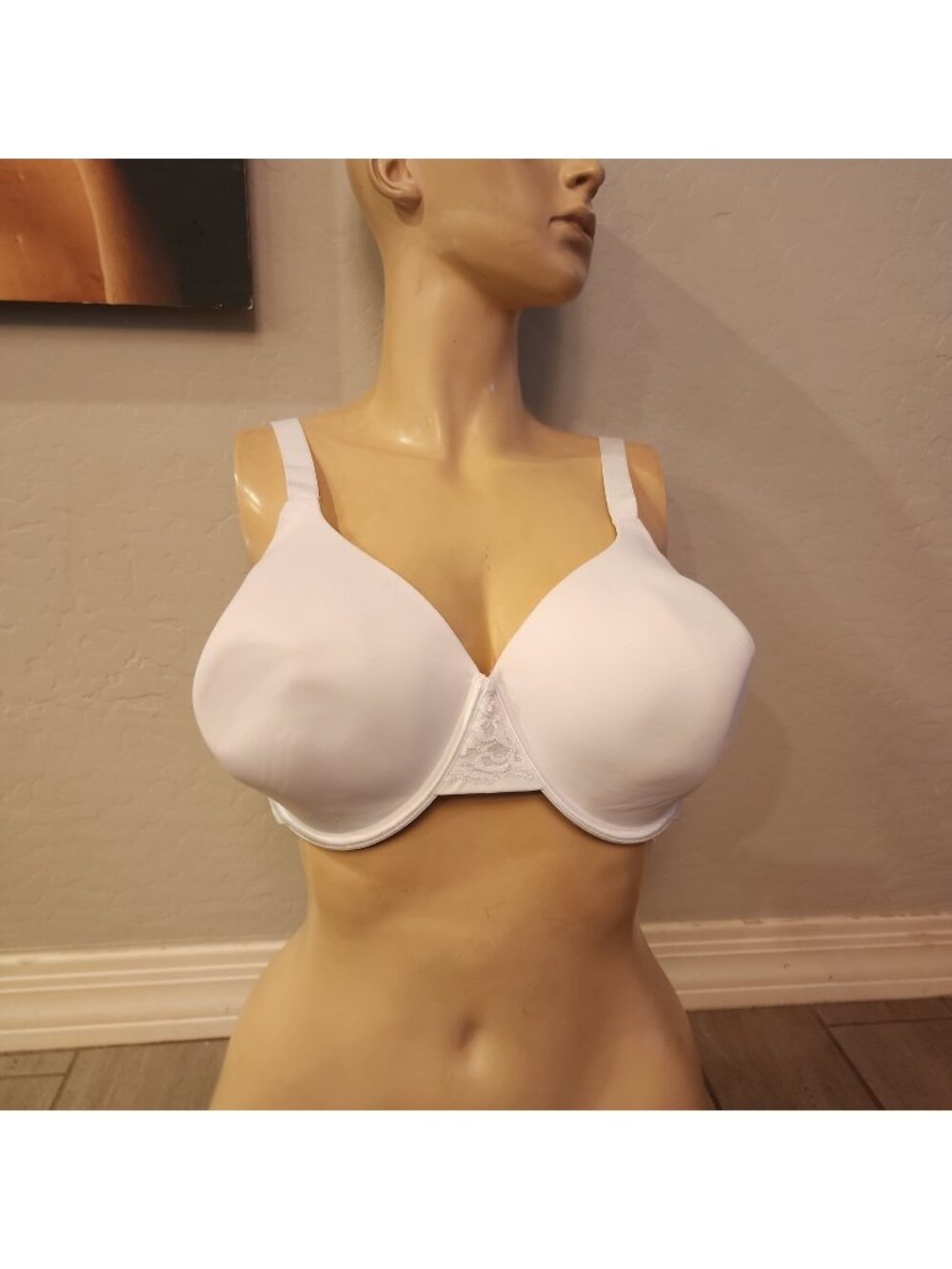 Vanity Fair Bra 44DD White Underwire Lined 76528